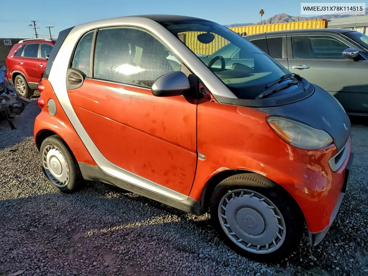 WMEEJ31X78K114515 2008 Smart Fortwo Pure