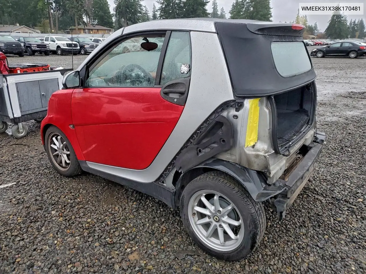 WMEEK31X38K170481 2008 Smart Fortwo Passion