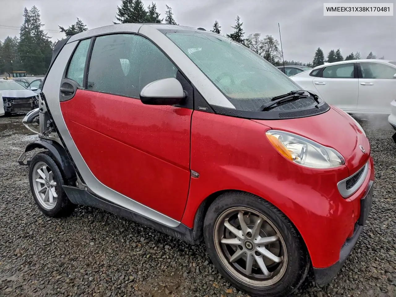 WMEEK31X38K170481 2008 Smart Fortwo Passion