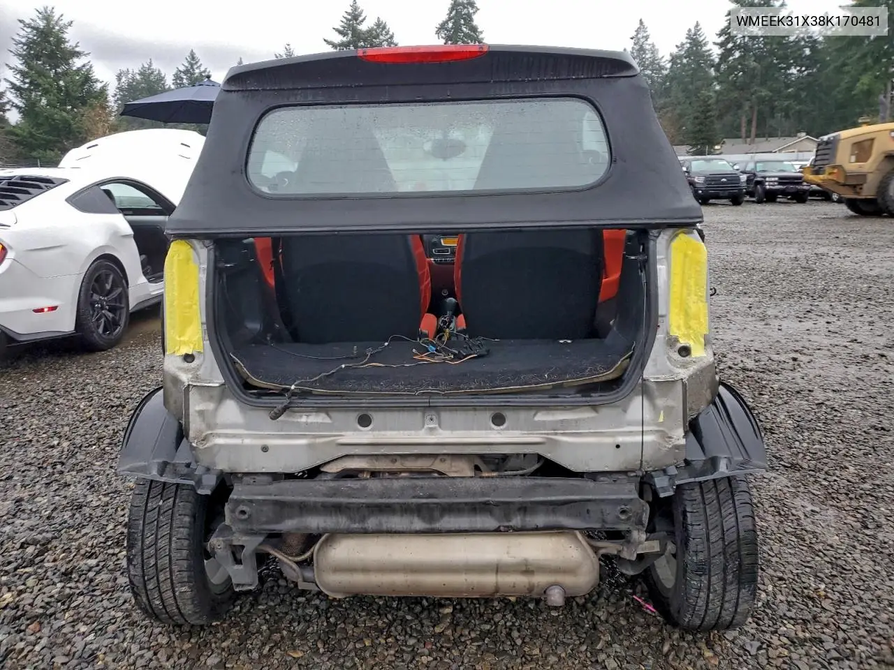 WMEEK31X38K170481 2008 Smart Fortwo Passion