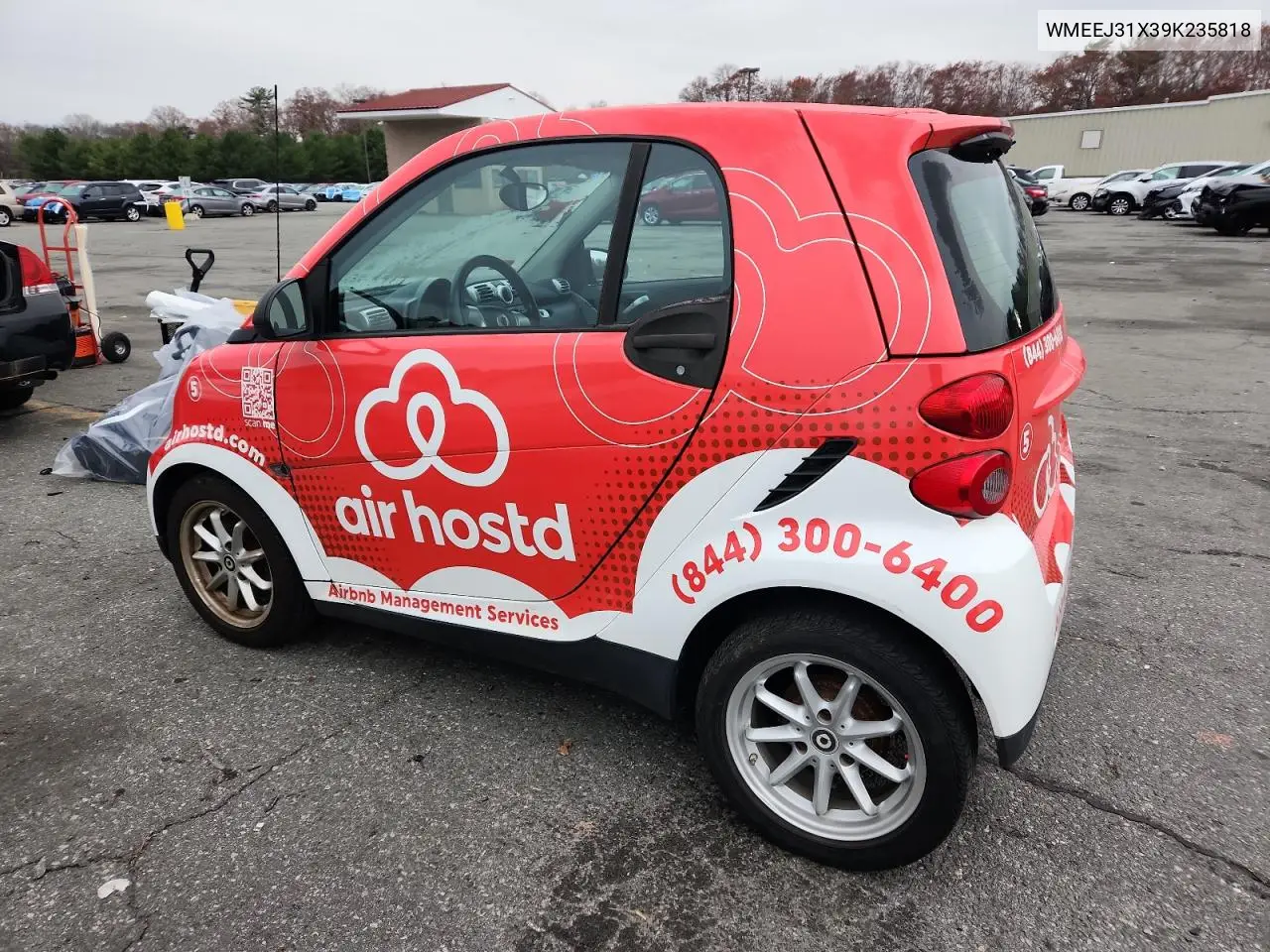 WMEEJ31X39K235818 2009 Smart Fortwo Pure
