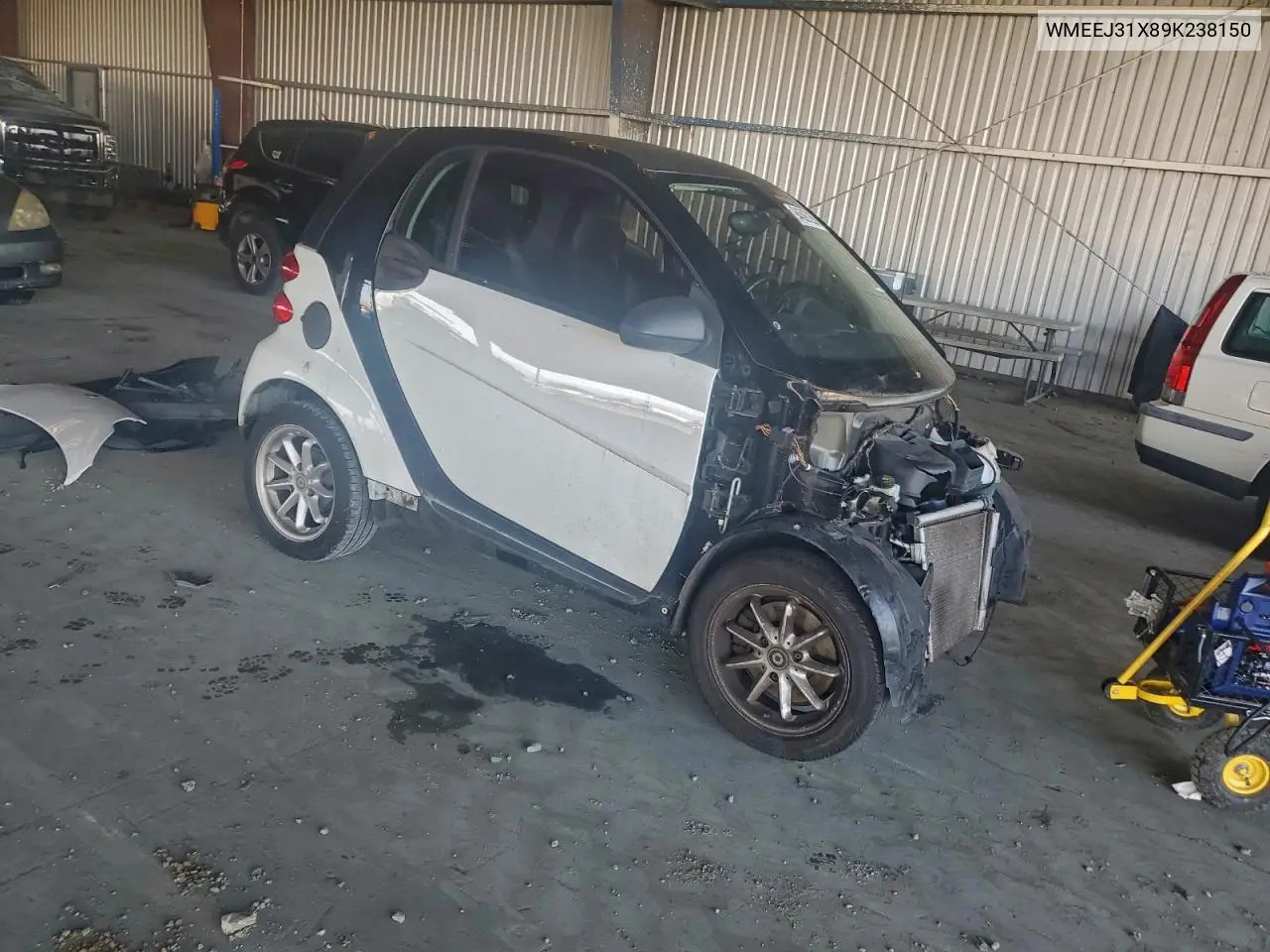 WMEEJ31X89K238150 2009 Smart Fortwo Pure