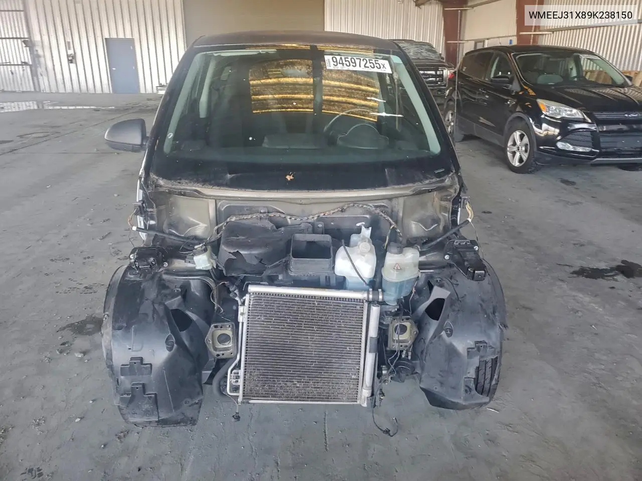 WMEEJ31X89K238150 2009 Smart Fortwo Pure
