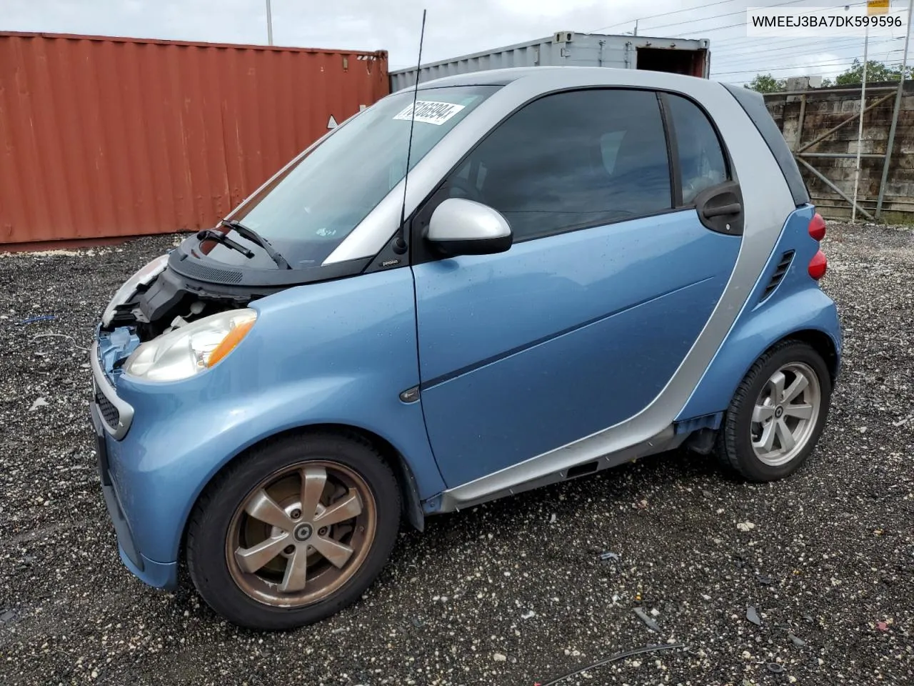 WMEEJ3BA7DK599596 2013 Smart Fortwo Pure