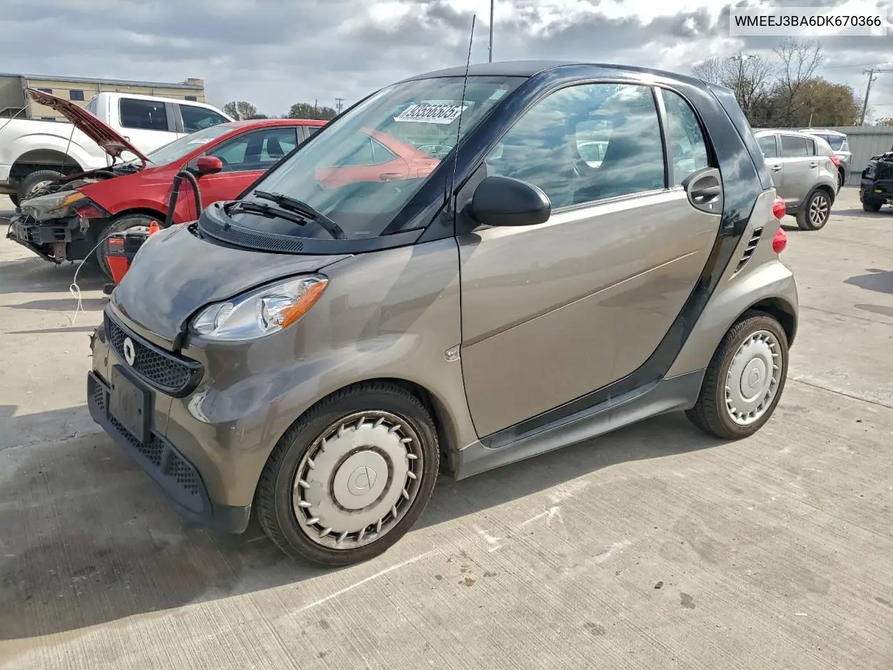 WMEEJ3BA6DK670366 2013 Smart Fortwo Pure
