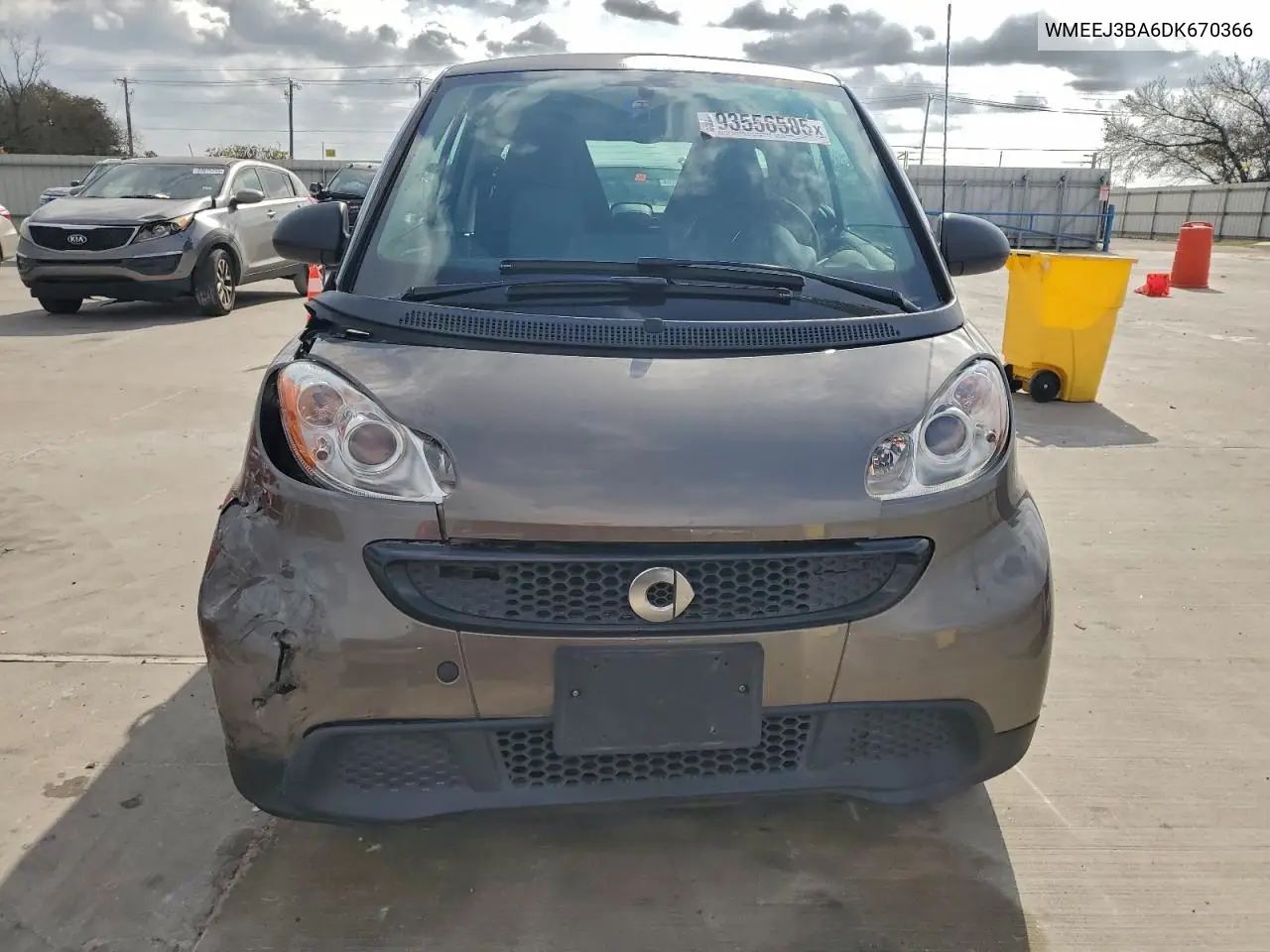 WMEEJ3BA6DK670366 2013 Smart Fortwo Pure