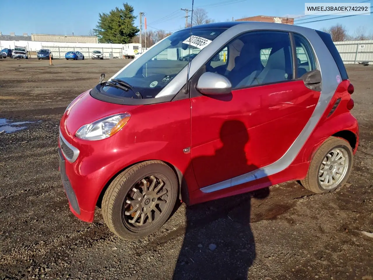 WMEEJ3BA0EK742292 2014 Smart Fortwo Pure