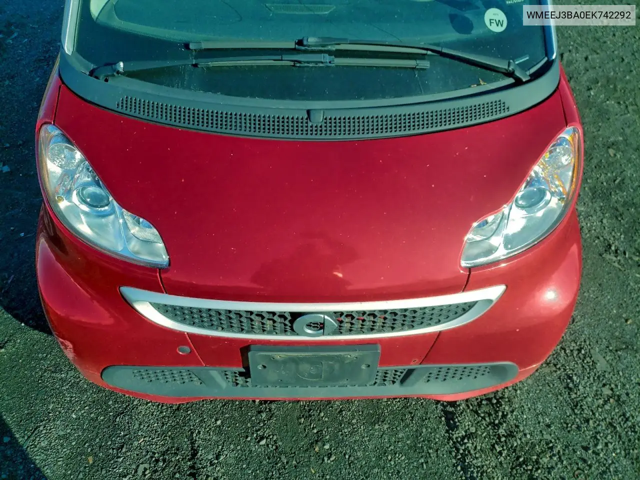 WMEEJ3BA0EK742292 2014 Smart Fortwo Pure