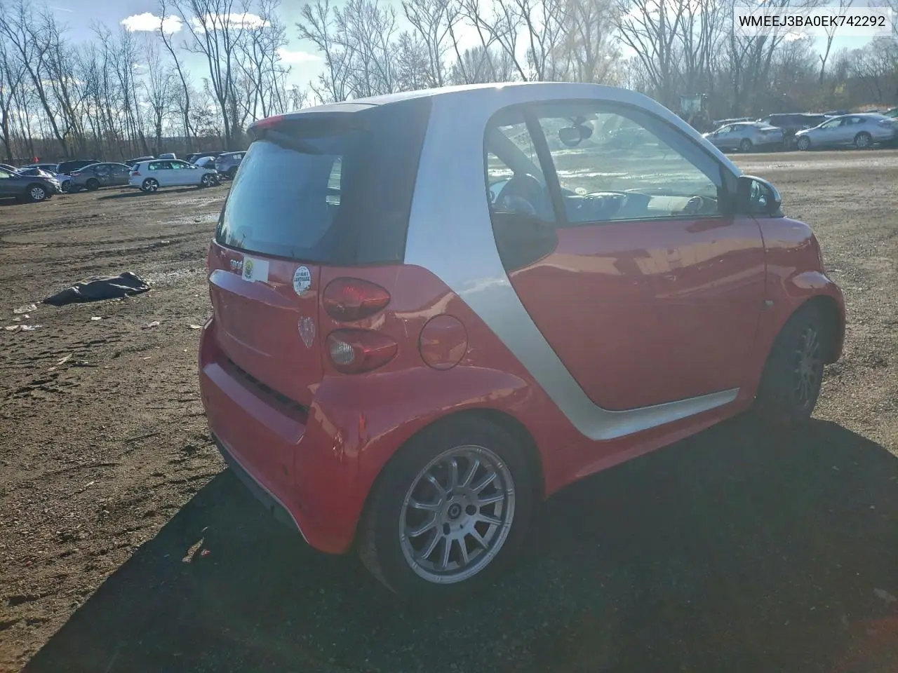 WMEEJ3BA0EK742292 2014 Smart Fortwo Pure