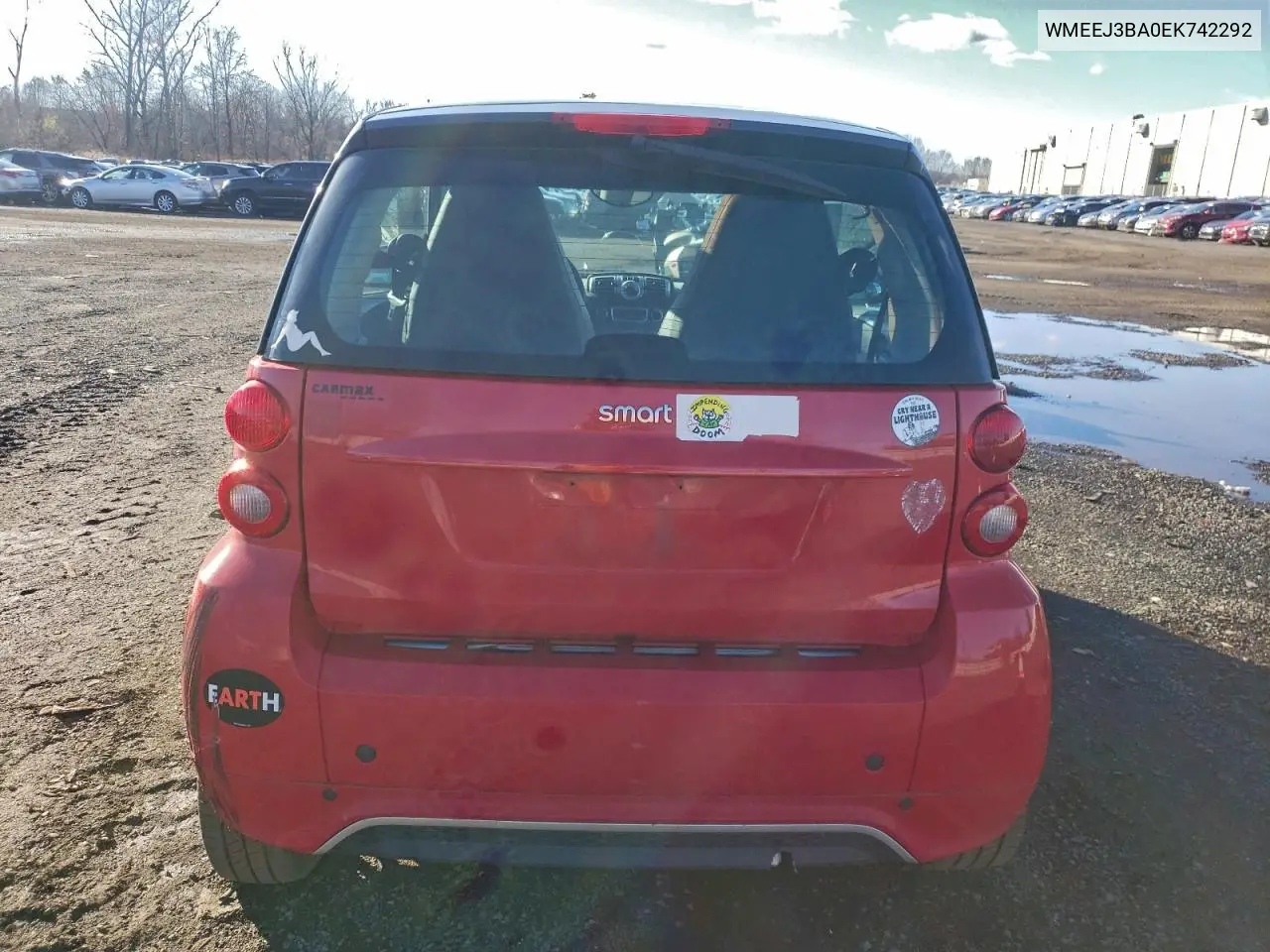 WMEEJ3BA0EK742292 2014 Smart Fortwo Pure