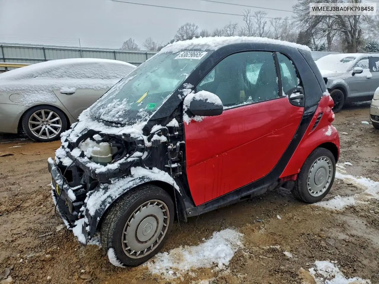 WMEEJ3BA0FK798458 2015 Smart Fortwo Pure