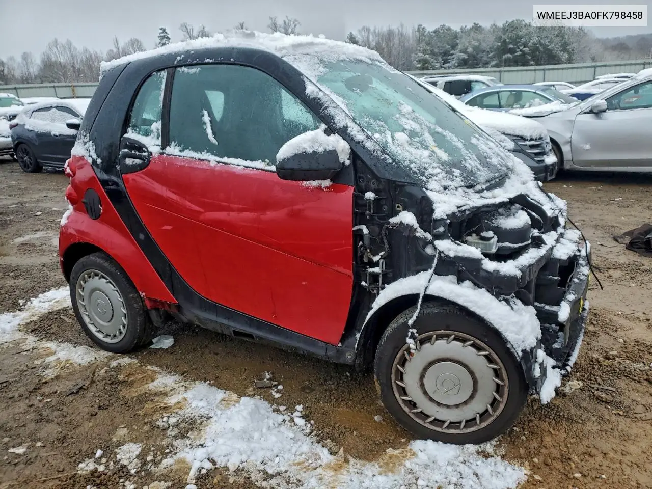 WMEEJ3BA0FK798458 2015 Smart Fortwo Pure