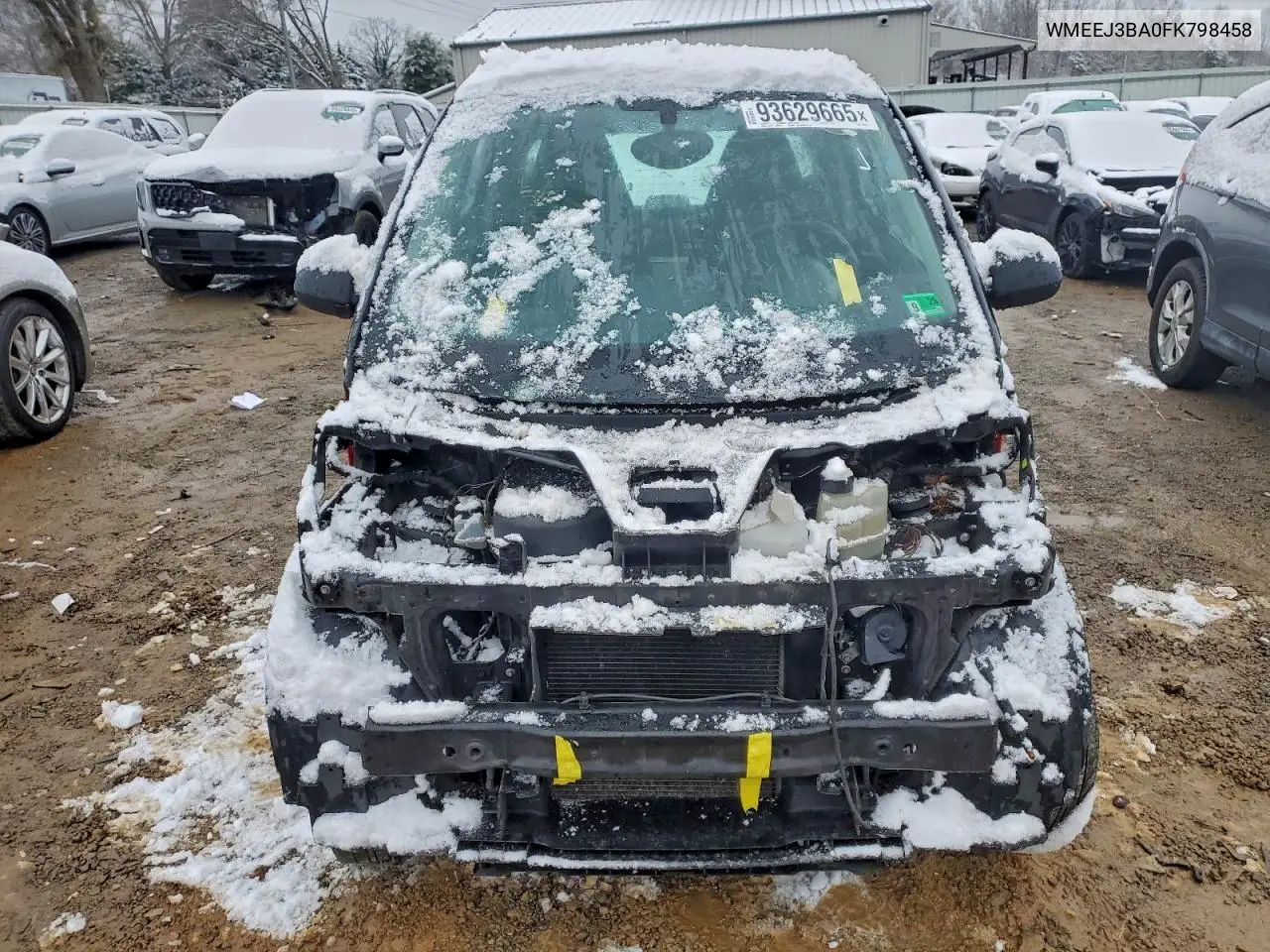 WMEEJ3BA0FK798458 2015 Smart Fortwo Pure
