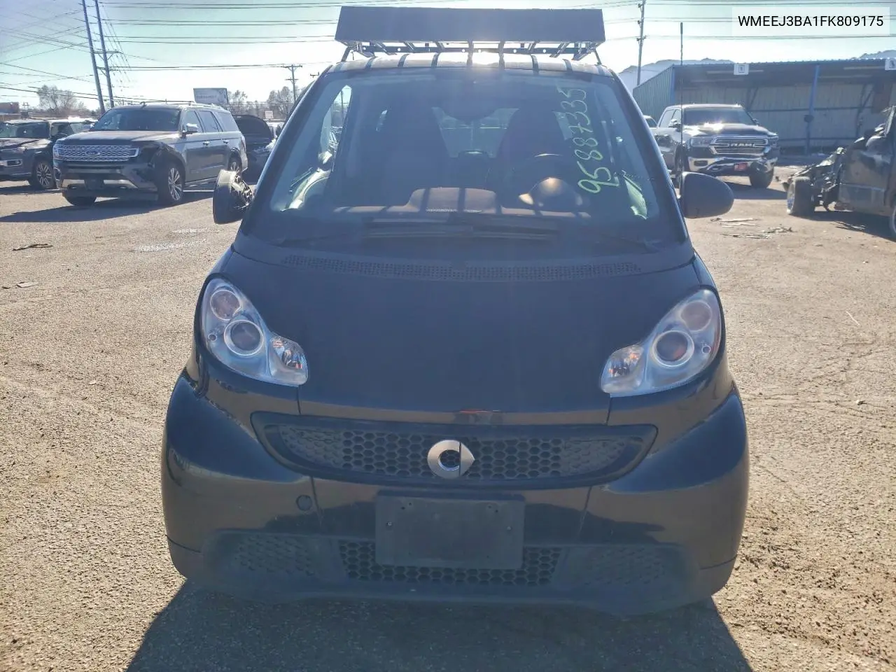 WMEEJ3BA1FK809175 2015 Smart Fortwo Pure