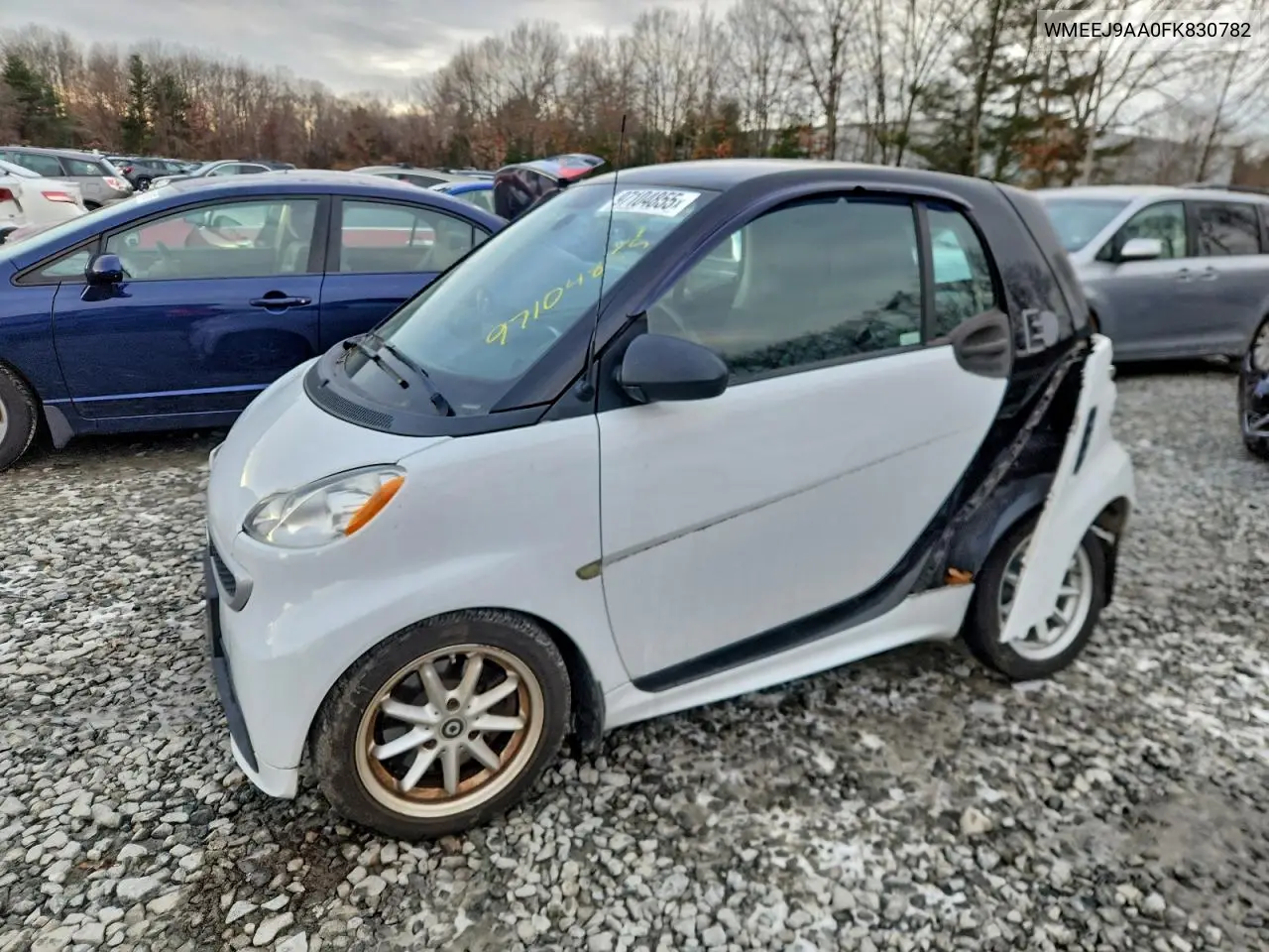 WMEEJ9AA0FK830782 2015 Smart Fortwo