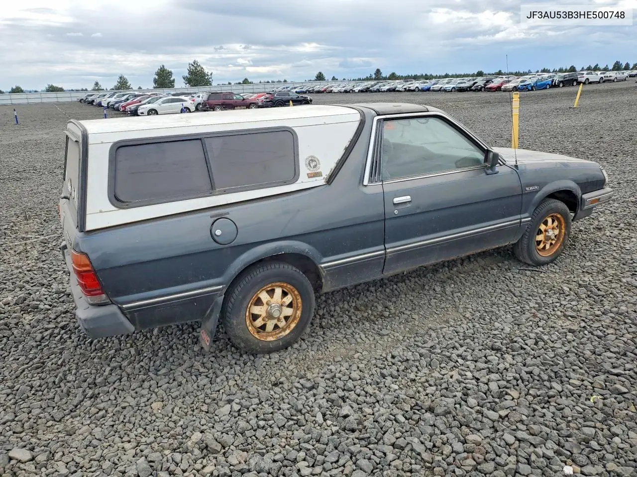 1987 Subaru Brat Gl VIN: JF3AU53B3HE500748 Lot: 55991316