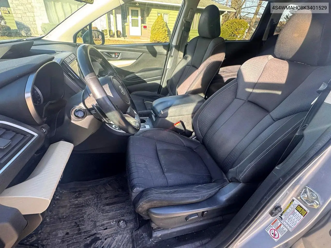 4S4WMAHD8K3401529 2019 Subaru Ascent Premium