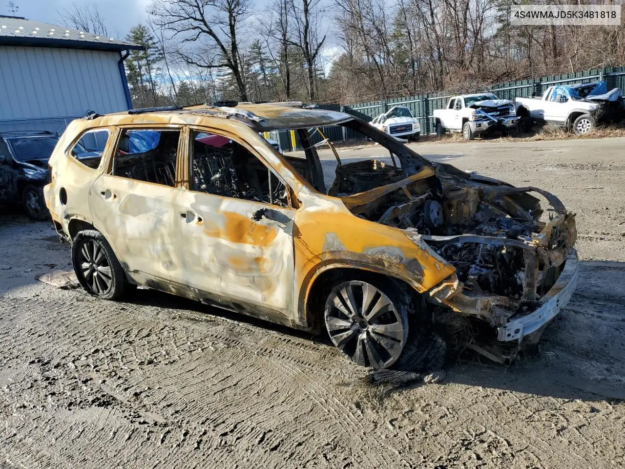 4S4WMAJD5K3481818 2019 Subaru Ascent Limited