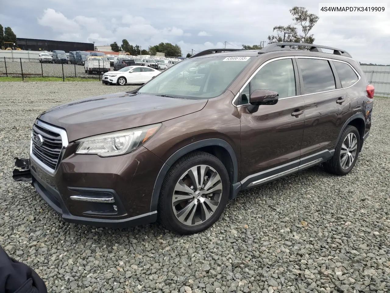 4S4WMAPD7K3419909 2019 Subaru Ascent Limited