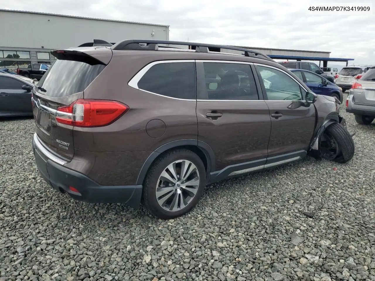 4S4WMAPD7K3419909 2019 Subaru Ascent Limited
