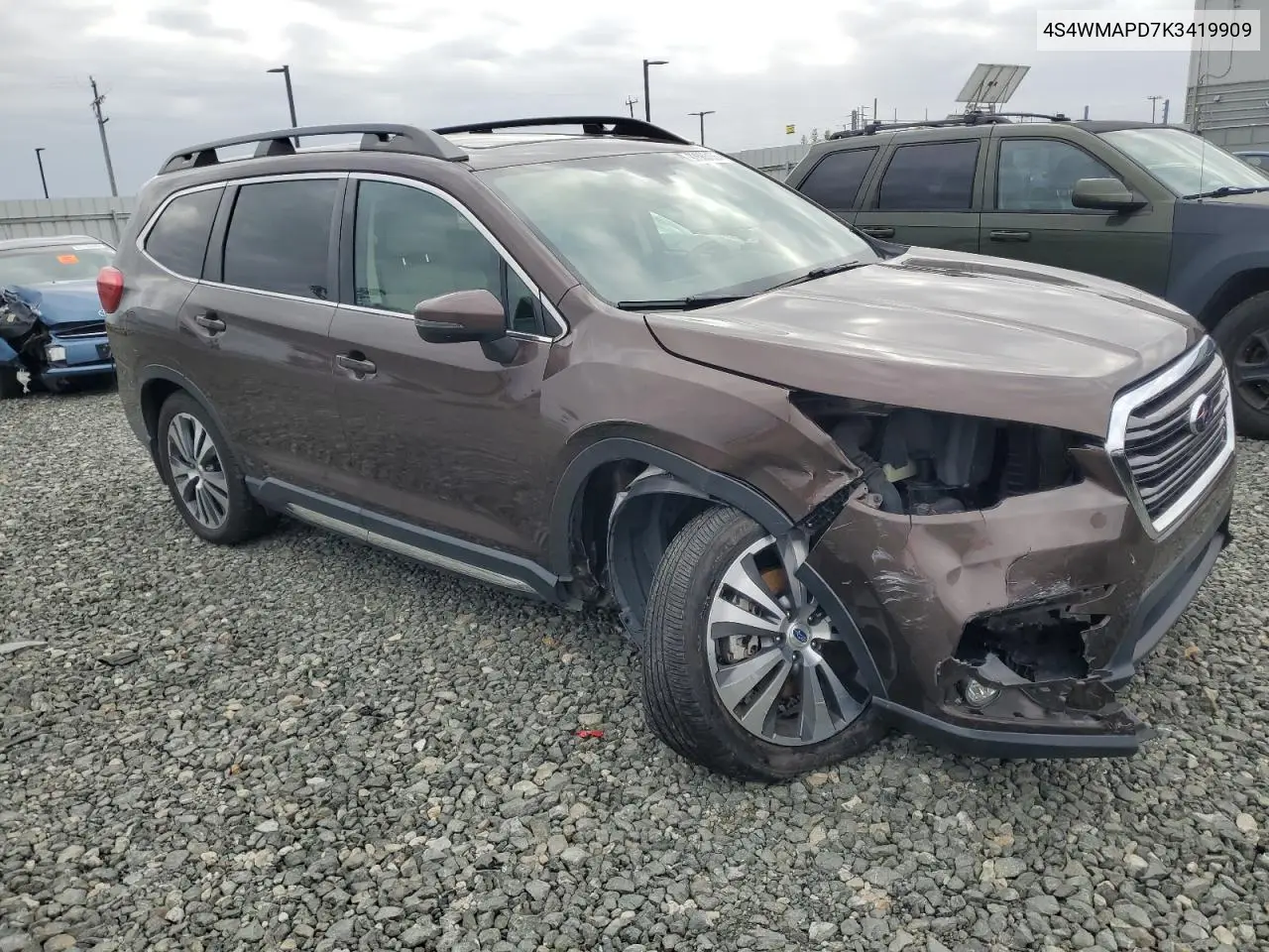 4S4WMAPD7K3419909 2019 Subaru Ascent Limited