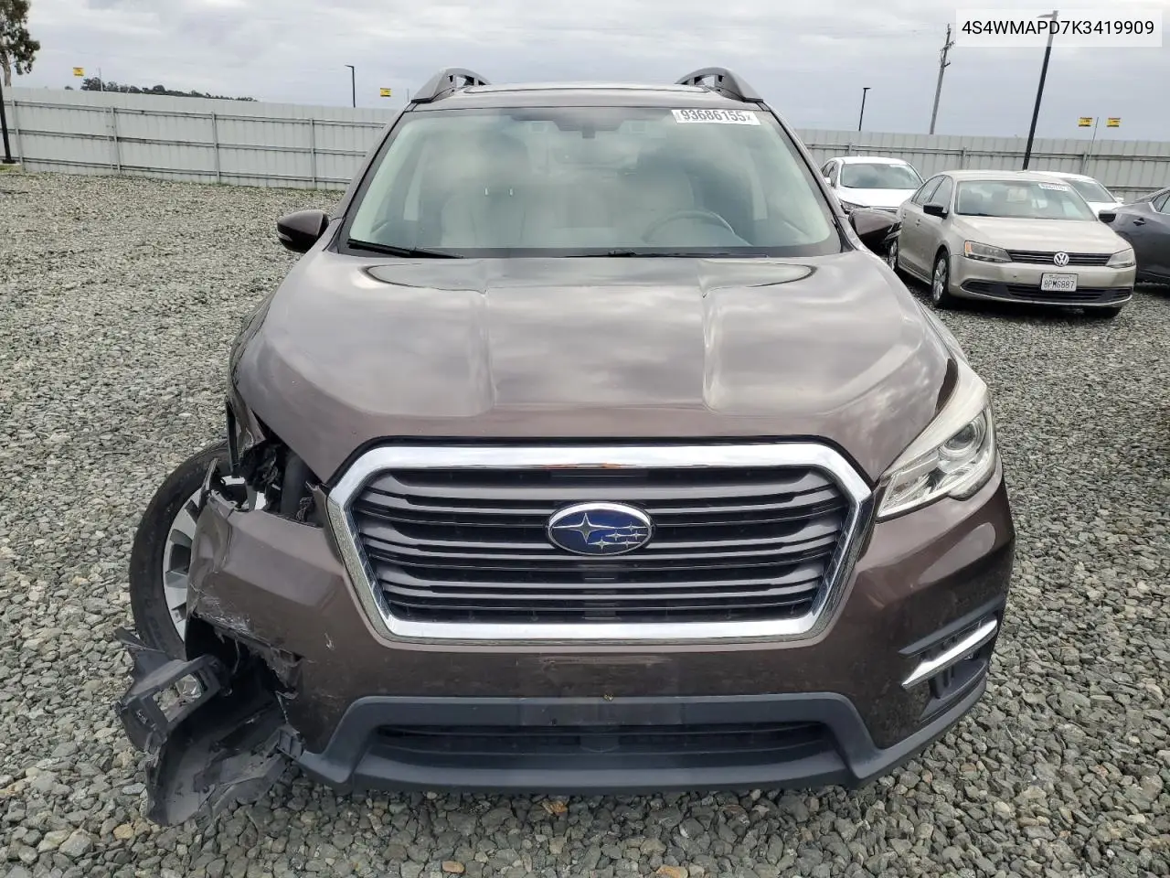 4S4WMAPD7K3419909 2019 Subaru Ascent Limited