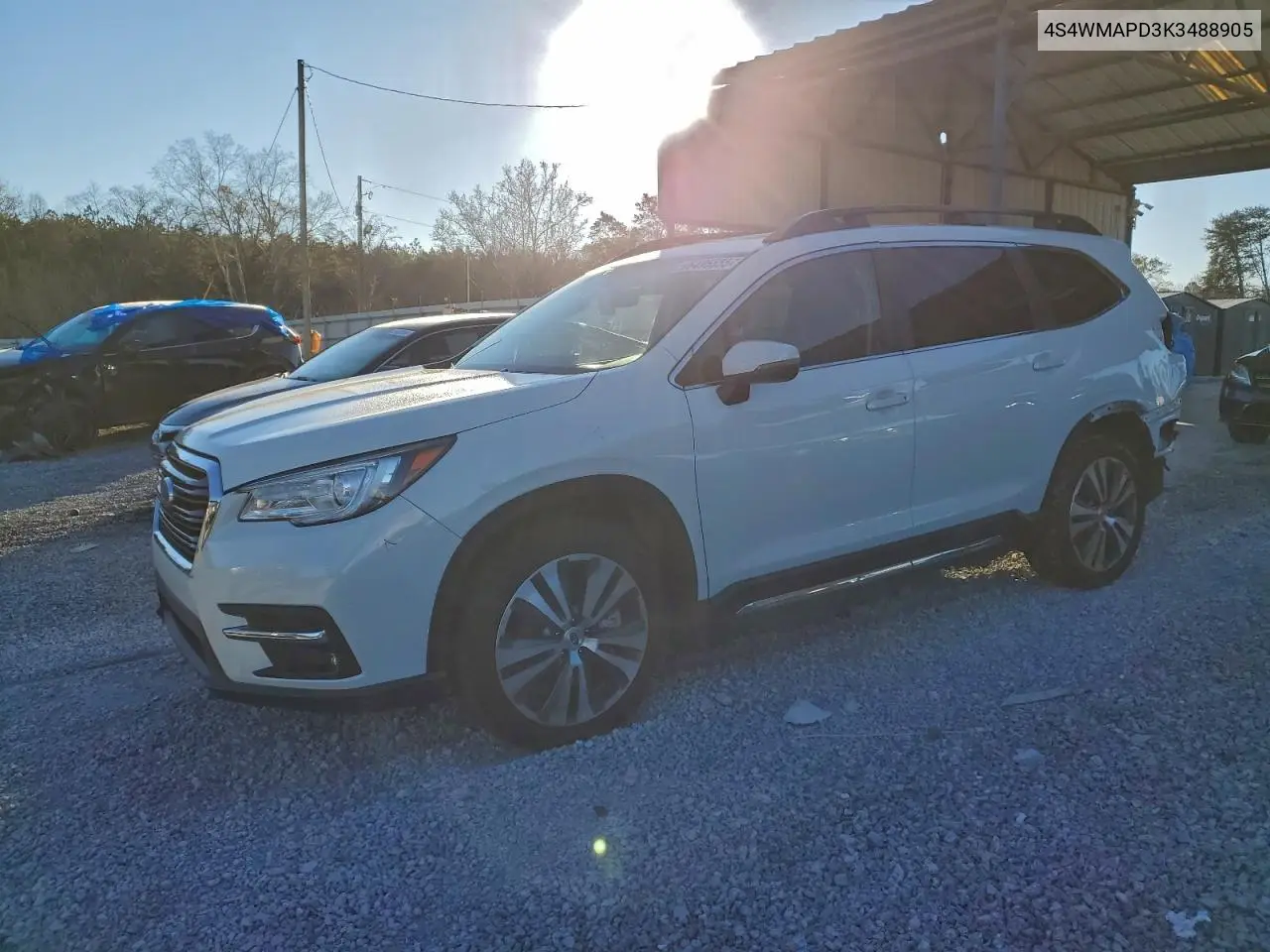 4S4WMAPD3K3488905 2019 Subaru Ascent Limited