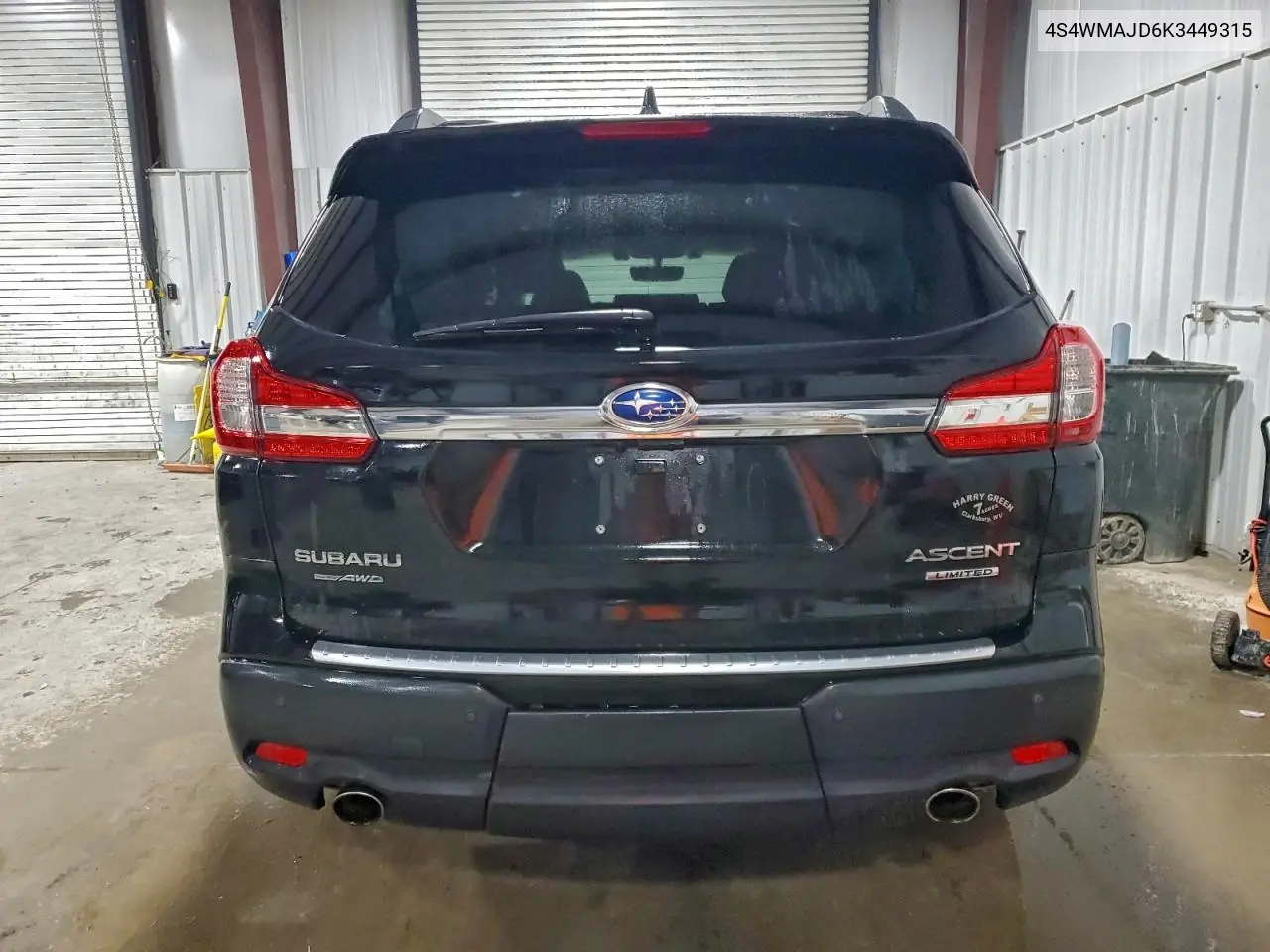 4S4WMAJD6K3449315 2019 Subaru Ascent Limited