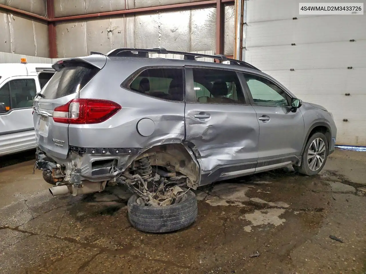 4S4WMALD2M3433726 2021 Subaru Ascent Limited