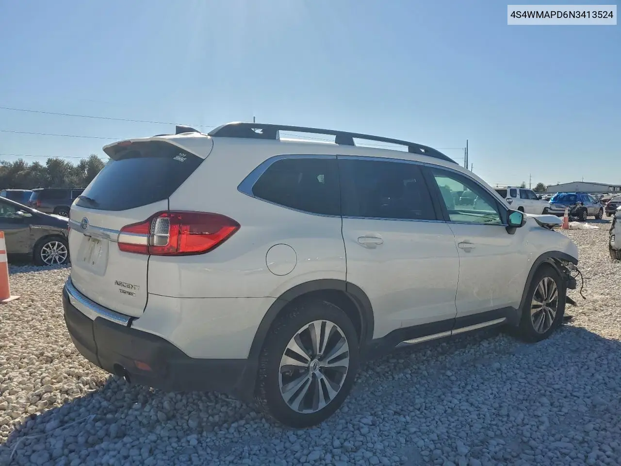 4S4WMAPD6N3413524 2022 Subaru Ascent Limited