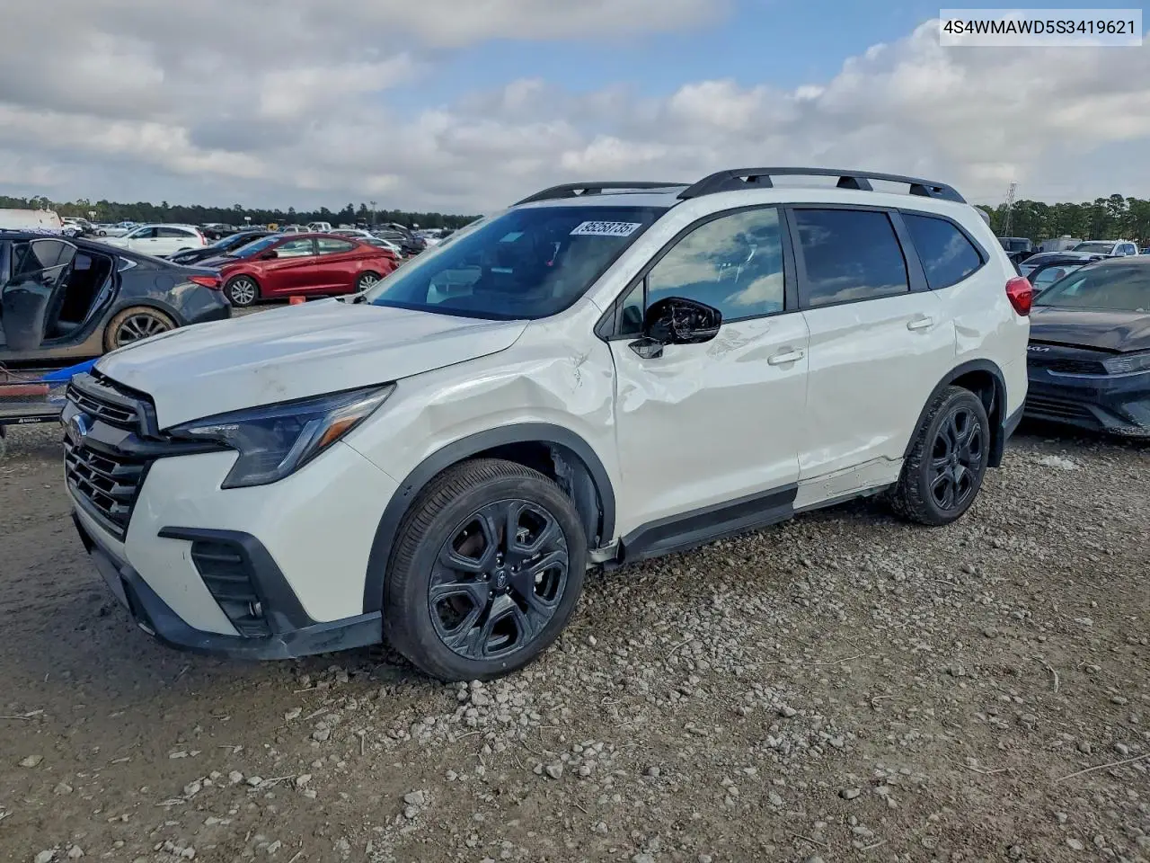 4S4WMAWD5S3419621 2025 Subaru Ascent Onyx Touring