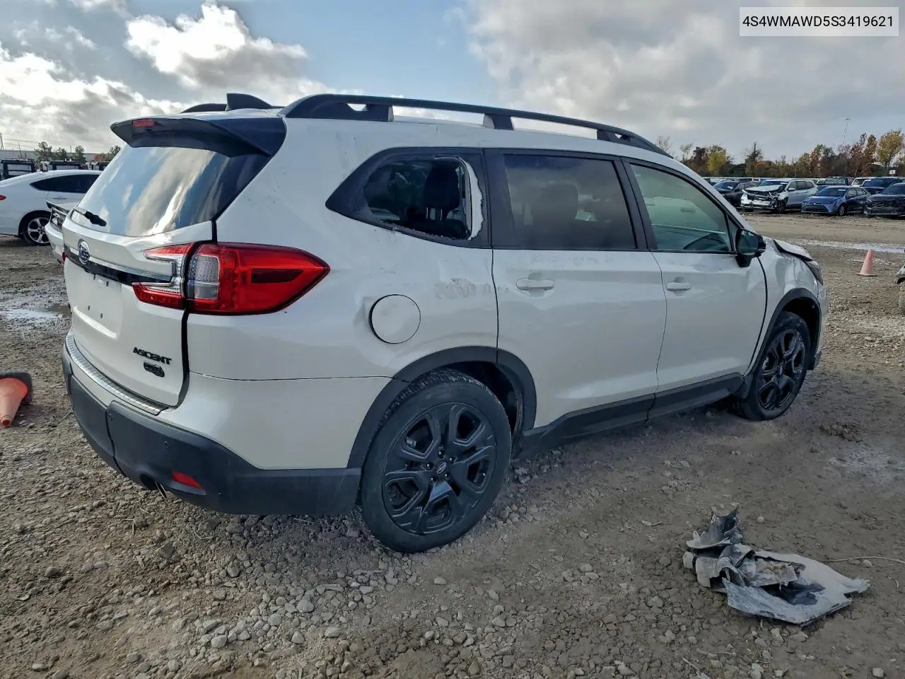 4S4WMAWD5S3419621 2025 Subaru Ascent Onyx Touring