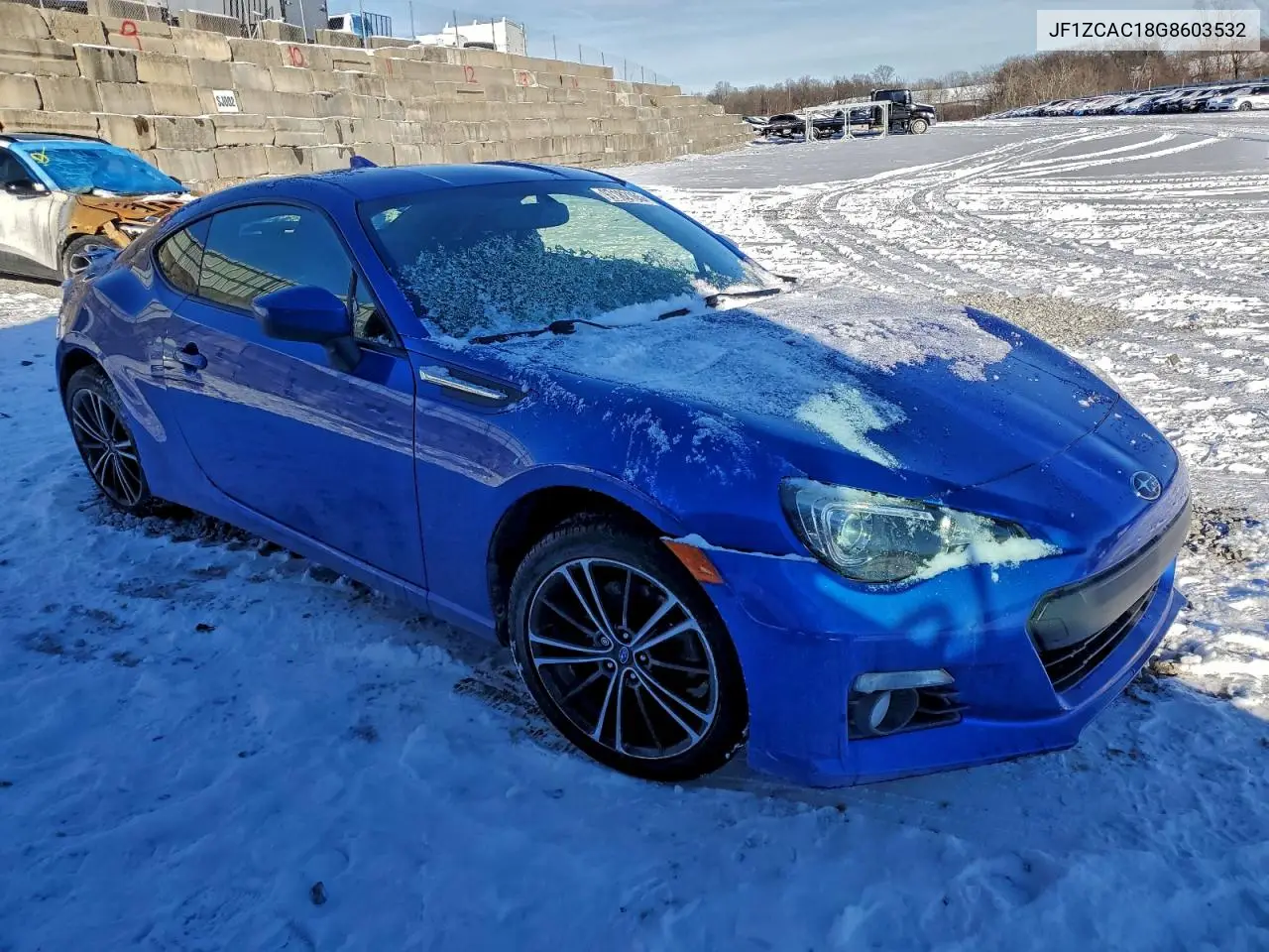 JF1ZCAC18G8603532 2016 Subaru Brz 2.0 Limited
