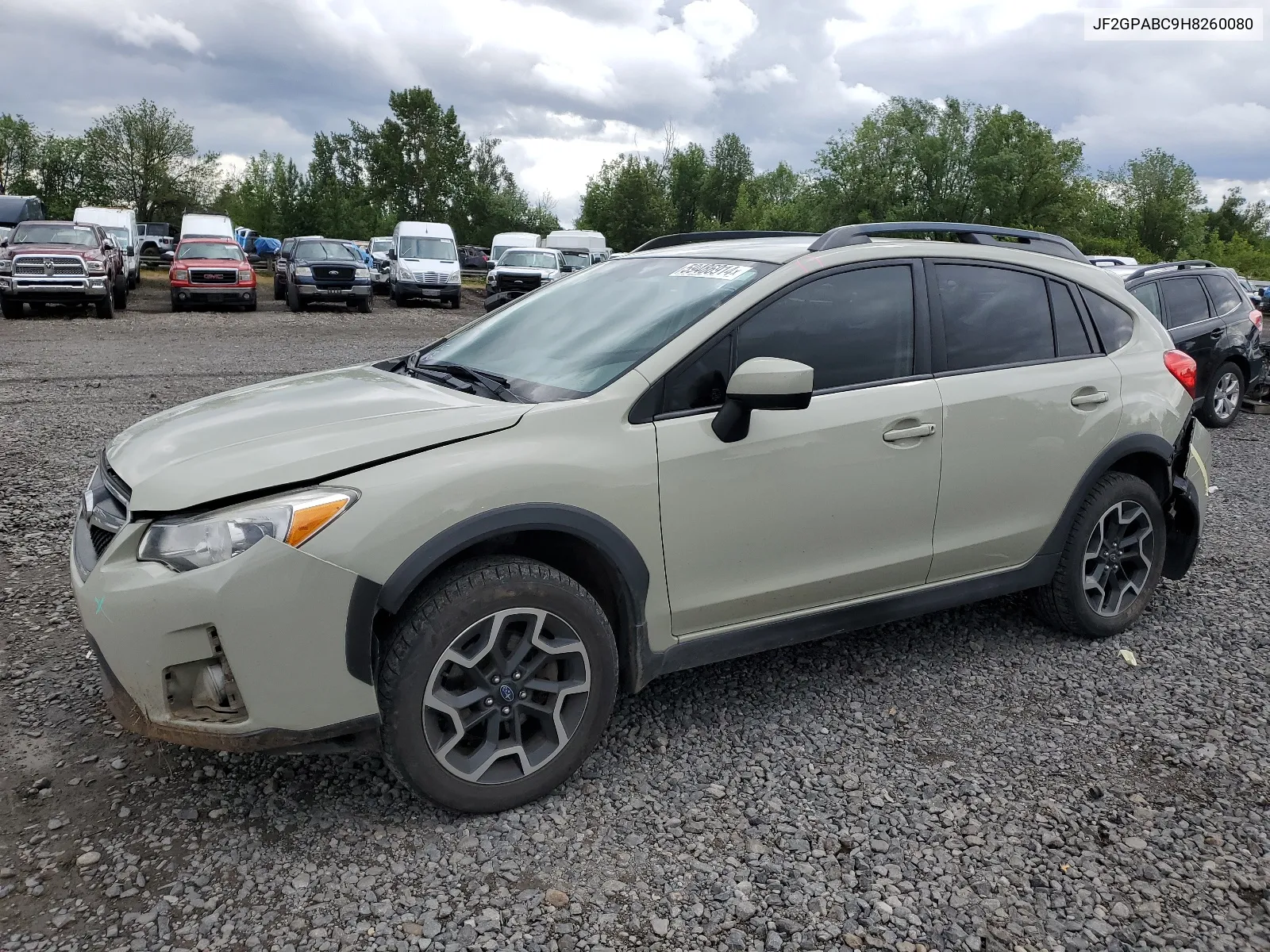 JF2GPABC9H8260080 2017 Subaru Crosstrek Premium