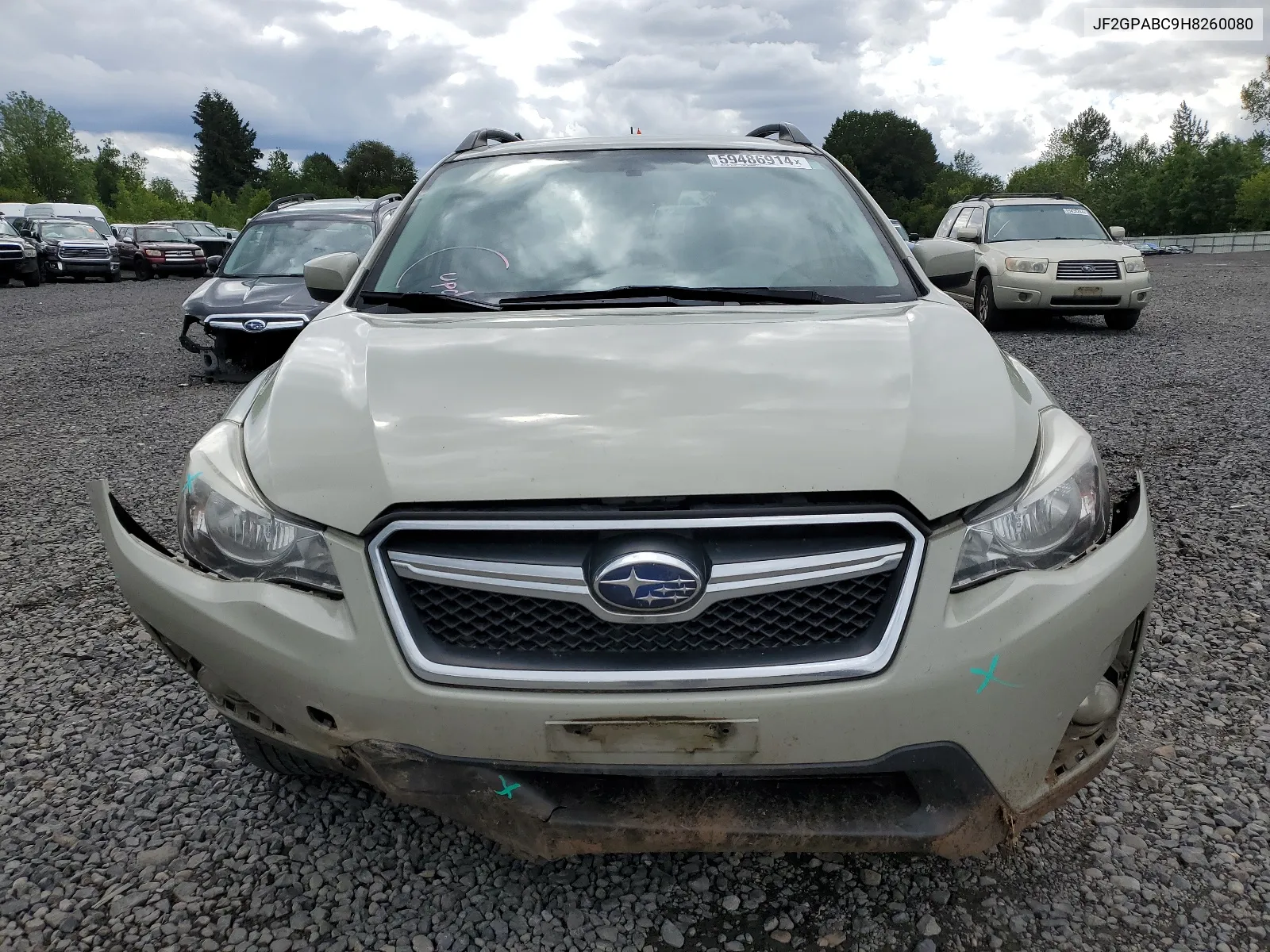 JF2GPABC9H8260080 2017 Subaru Crosstrek Premium