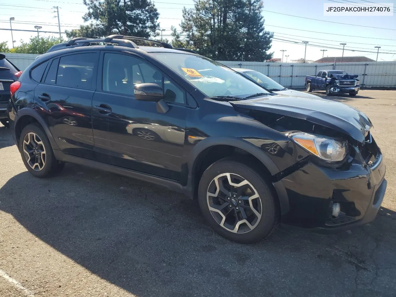 JF2GPAKC0HH274076 2017 Subaru Crosstrek Limited