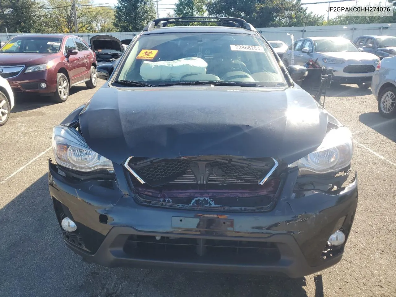 JF2GPAKC0HH274076 2017 Subaru Crosstrek Limited