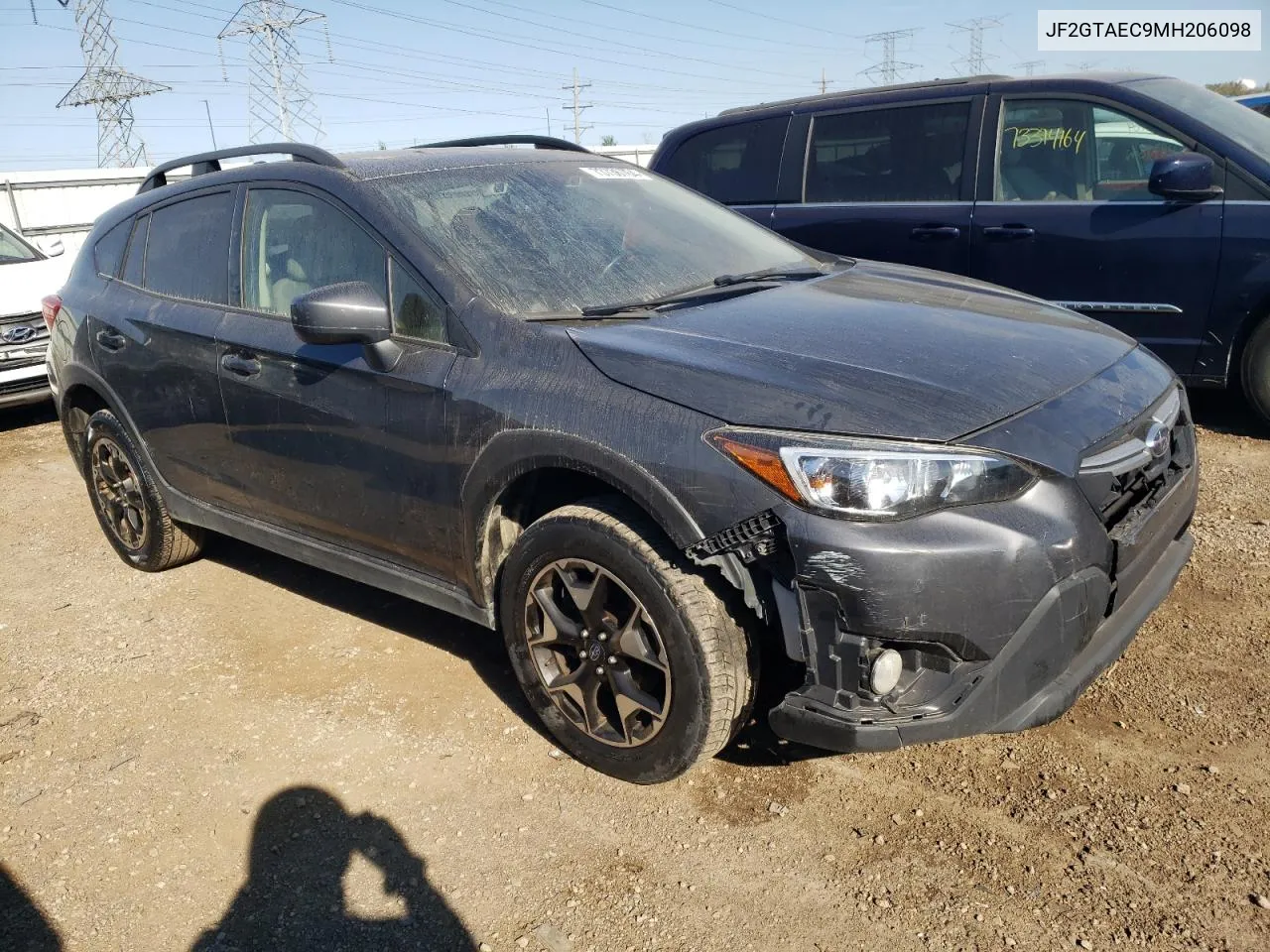 JF2GTAEC9MH206098 2021 Subaru Crosstrek Premium