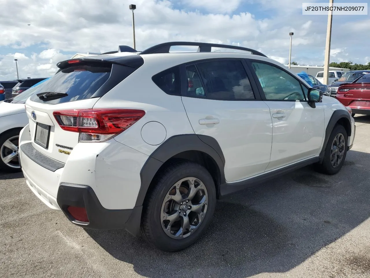 2022 Subaru Crosstrek Sport VIN: JF2GTHSC7NH209077 Lot: 74059254