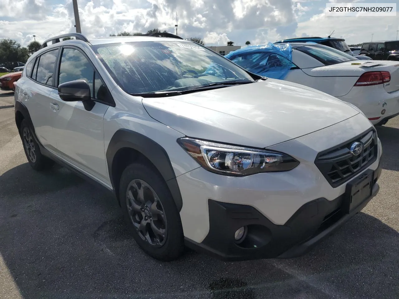 2022 Subaru Crosstrek Sport VIN: JF2GTHSC7NH209077 Lot: 74059254