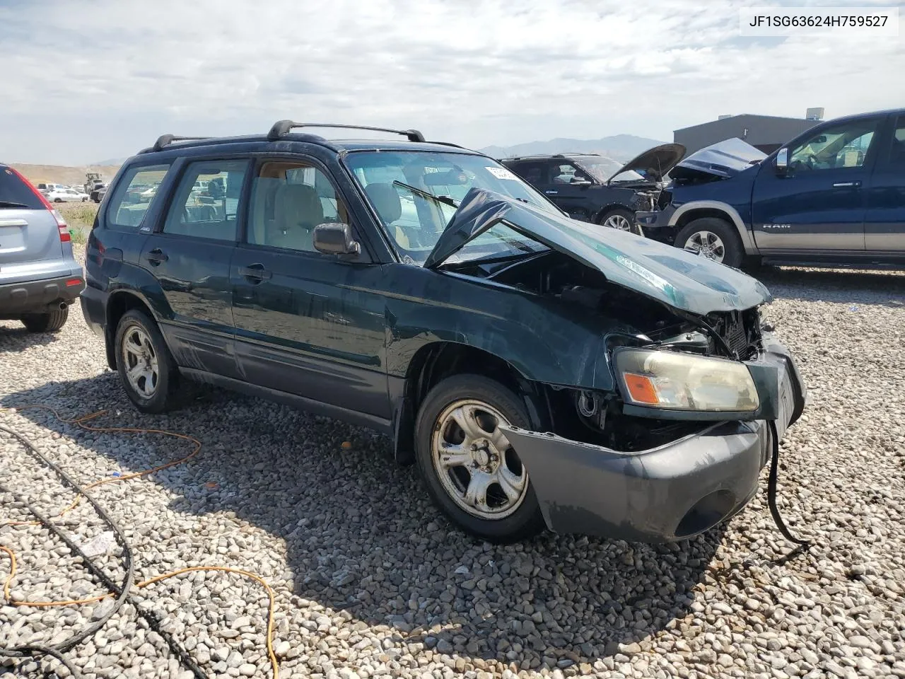 2004 Subaru Forester 2.5X VIN: JF1SG63624H759527 Lot: 63343904