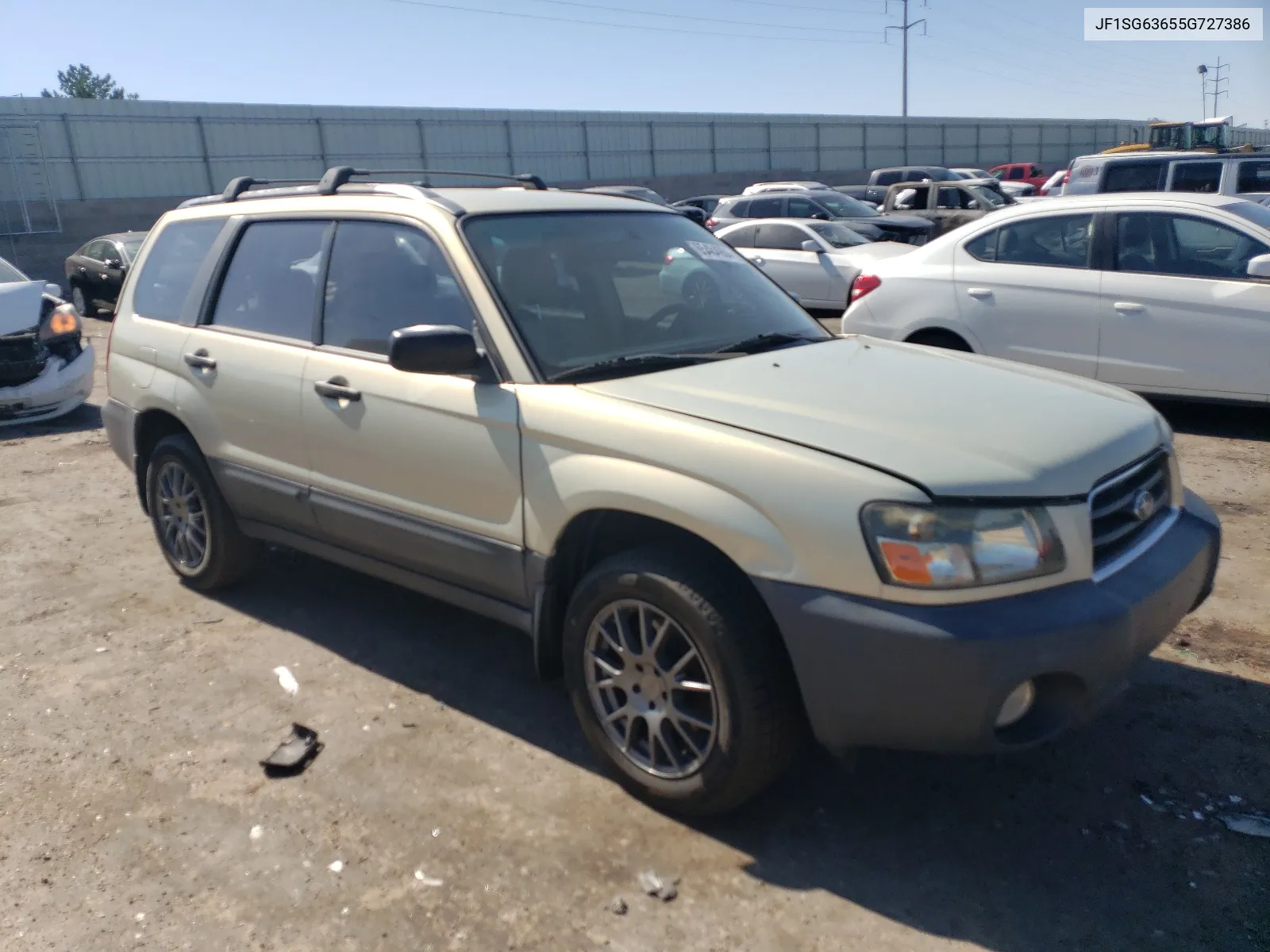 2005 Subaru Forester 2.5X VIN: JF1SG63655G727386 Lot: 65484904