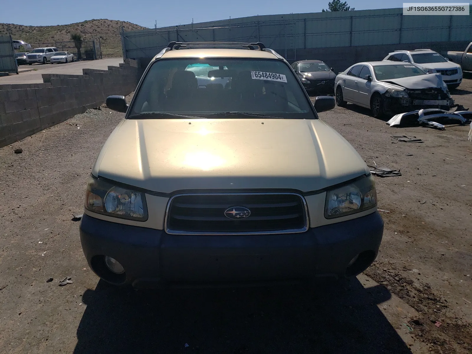 2005 Subaru Forester 2.5X VIN: JF1SG63655G727386 Lot: 65484904