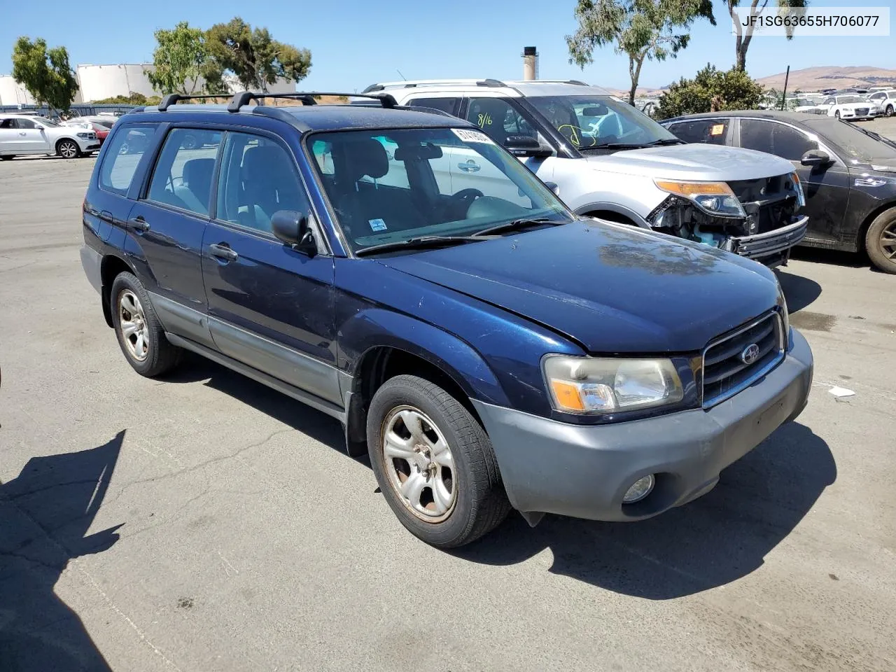 2005 Subaru Forester 2.5X VIN: JF1SG63655H706077 Lot: 67419034