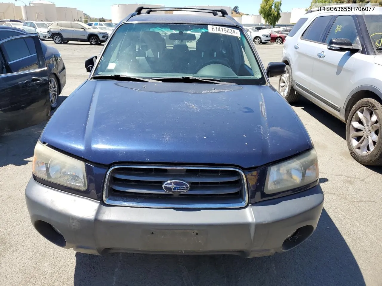 2005 Subaru Forester 2.5X VIN: JF1SG63655H706077 Lot: 67419034