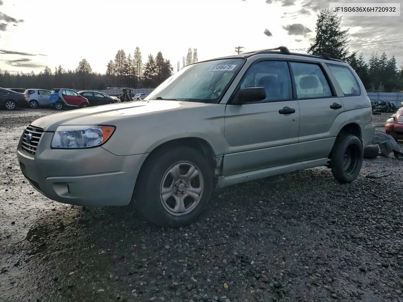 JF1SG636X6H720932 2006 Subaru Forester 2.5X