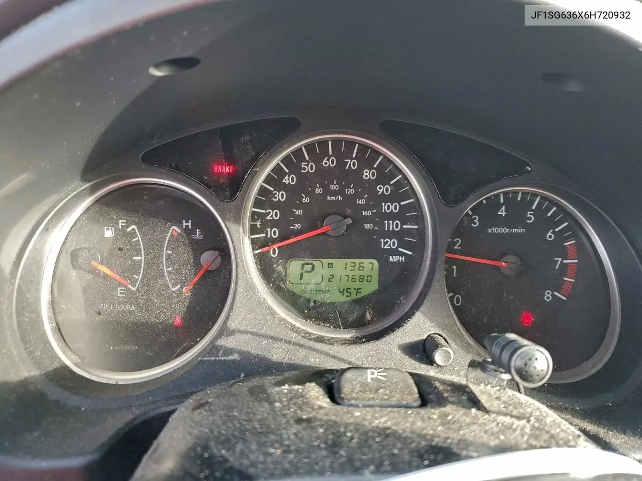 JF1SG636X6H720932 2006 Subaru Forester 2.5X