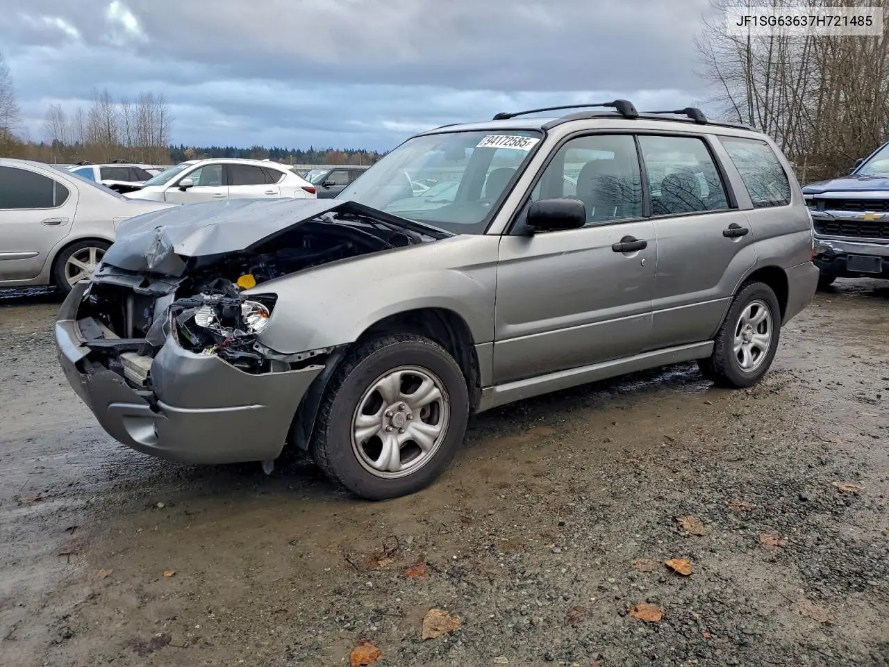 JF1SG63637H721485 2007 Subaru Forester 2.5X