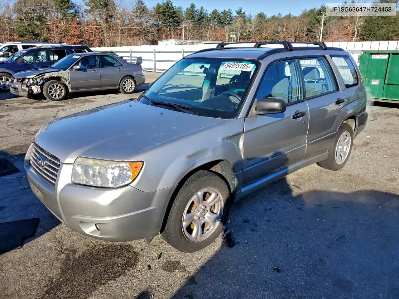JF1SG63647H724458 2007 Subaru Forester 2.5X