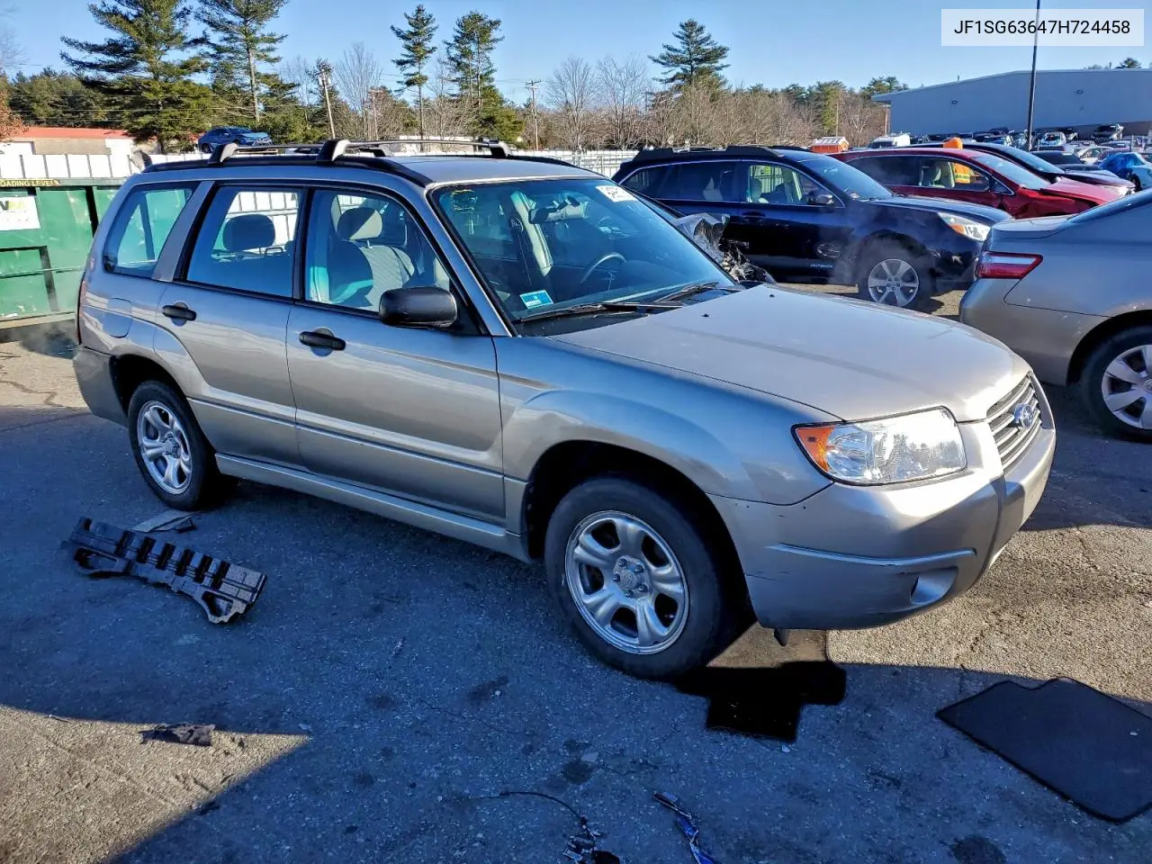 JF1SG63647H724458 2007 Subaru Forester 2.5X